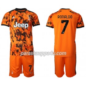Juventus Cristiano Ronaldo 7 Lasten Kolmaspelipaita 2020-2021 Lyhythihainen (+ shortsit)